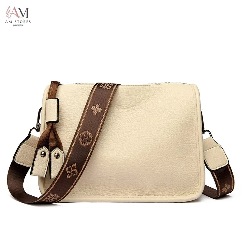 Women's Leather Crossbody Bag - view 8