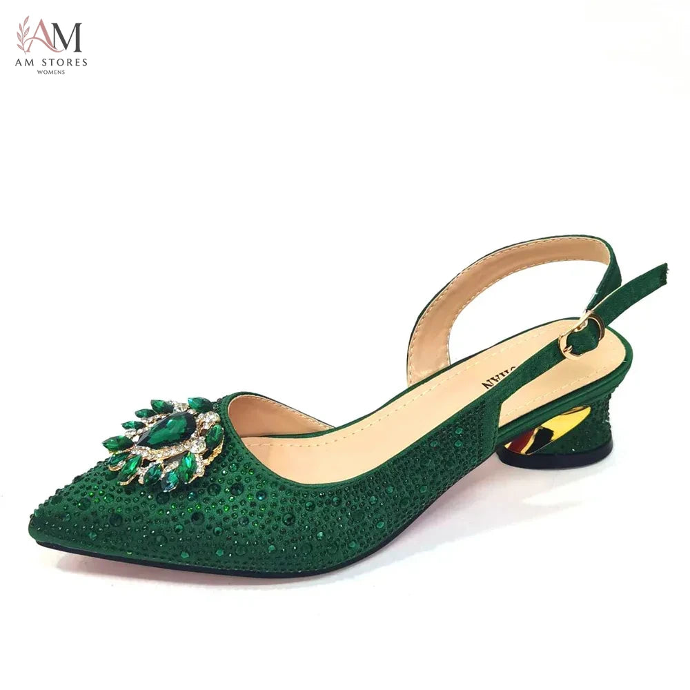 Women's Comfort Rhinestone High-Heel Pumps - view 12