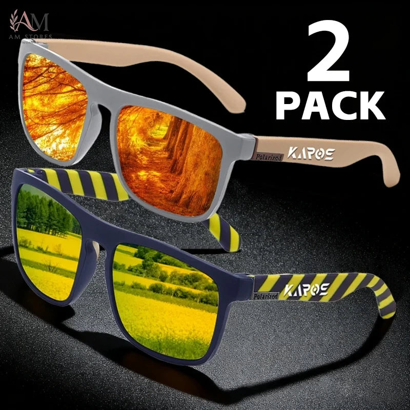 KAROS Unisex Square Polarized Cycling Sunglasses UV400 - view 8