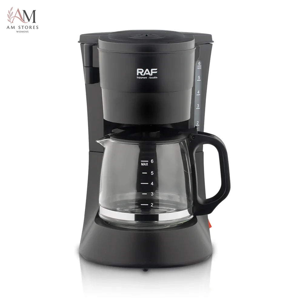 Electric Dirp Coffee Machine 600W Automatic American Drip Type, 600ML Coffee Machine American Milk Tea Machine Coffee Pot