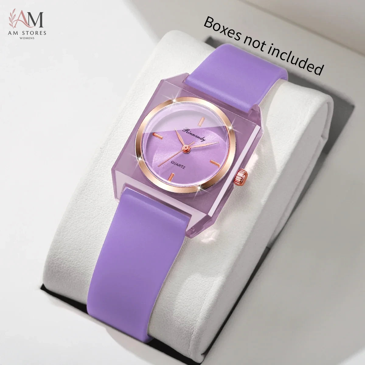 Elegant Rectangle Dial Women Watches Fashion Silicone Band Ladies Analog Wristwatches Reloj Mujer Girls Clock Gift (Without Box)