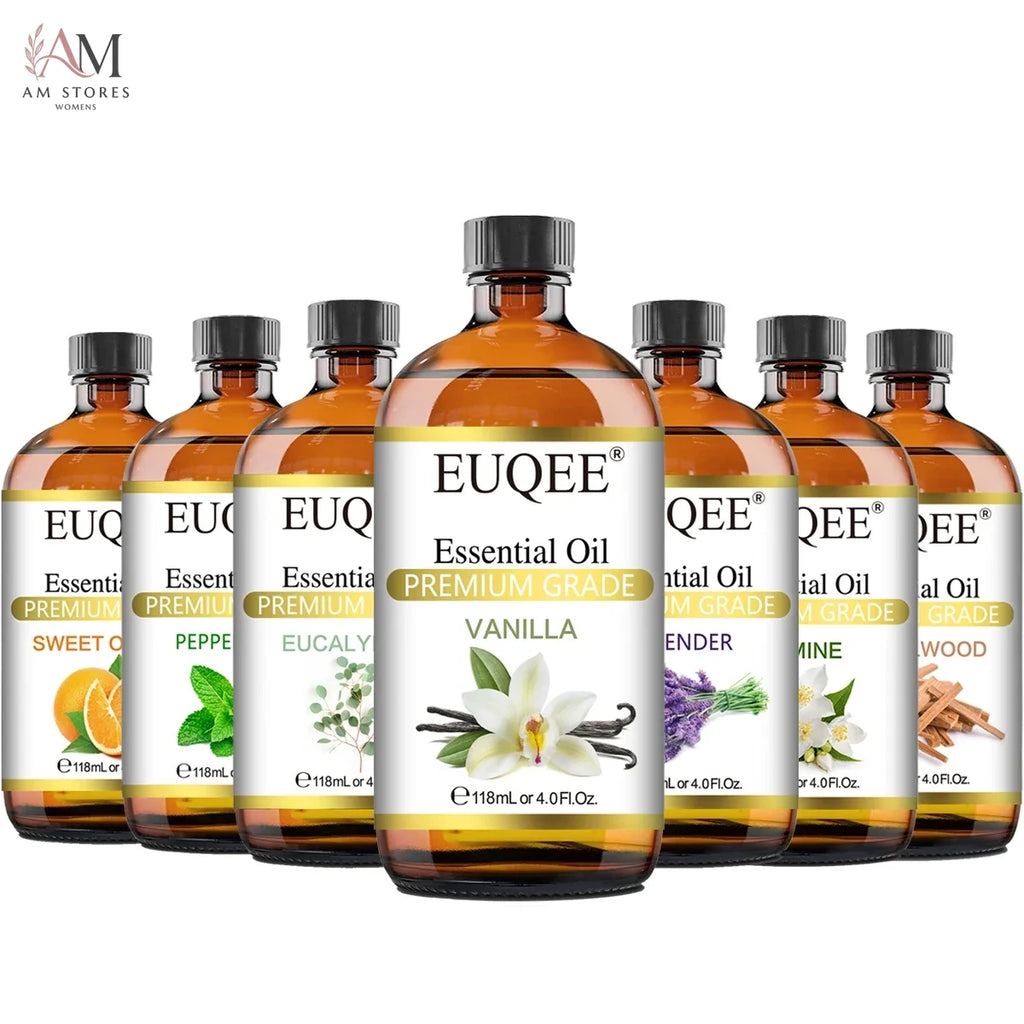 EUQEE 4 Fl Oz Essential Oils for Aromatherapy Humidifiers Aromatic Diffuser Making Scents Candle Handmade Soap Home Fragrance
