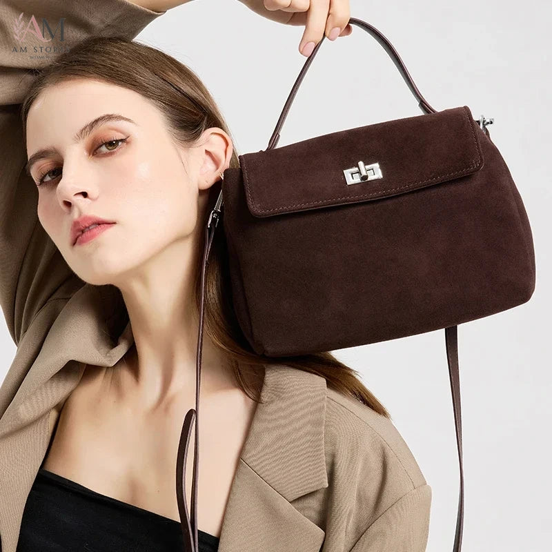 Women's Leather Crossbody Bag - view 2