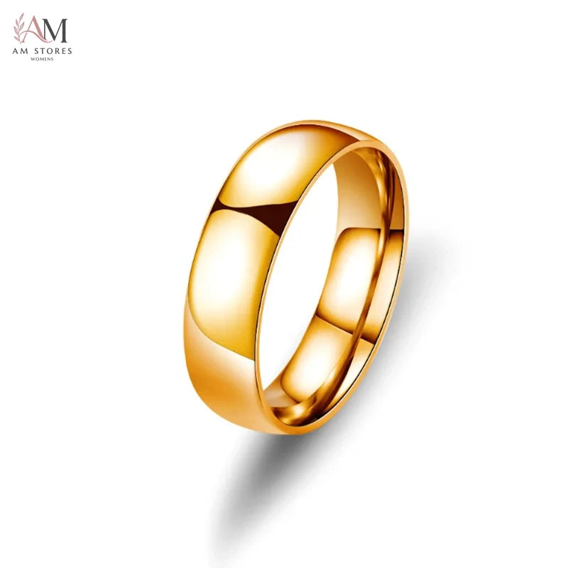 Stainless Steel Wedding Couple Unisex Ring - view 4