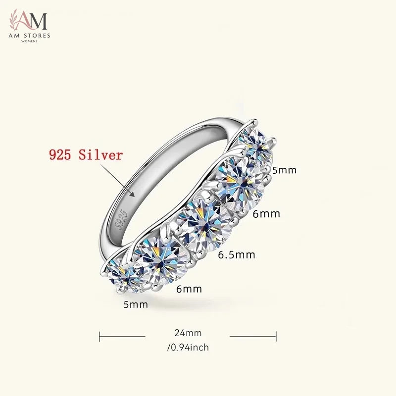 18k Moissanite Wedding Women's Ring - view 5