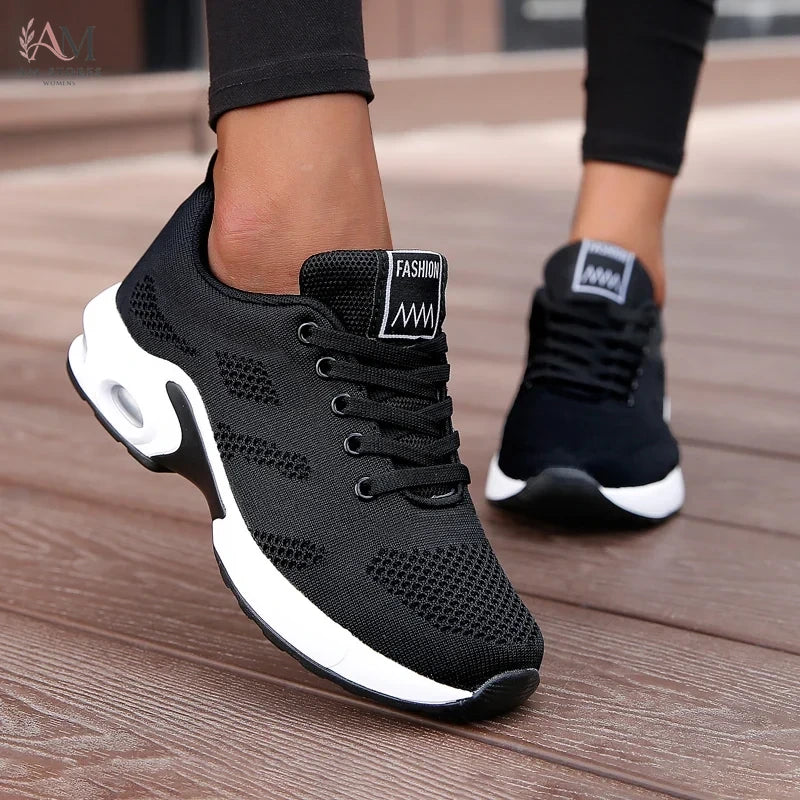 Women's Platform Breathable Casual Sneakers - view 3