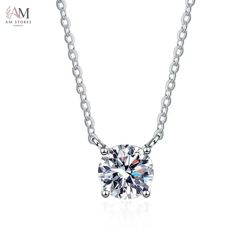 1–3ct Moissanite Solitaire Pendant Necklace - view 7