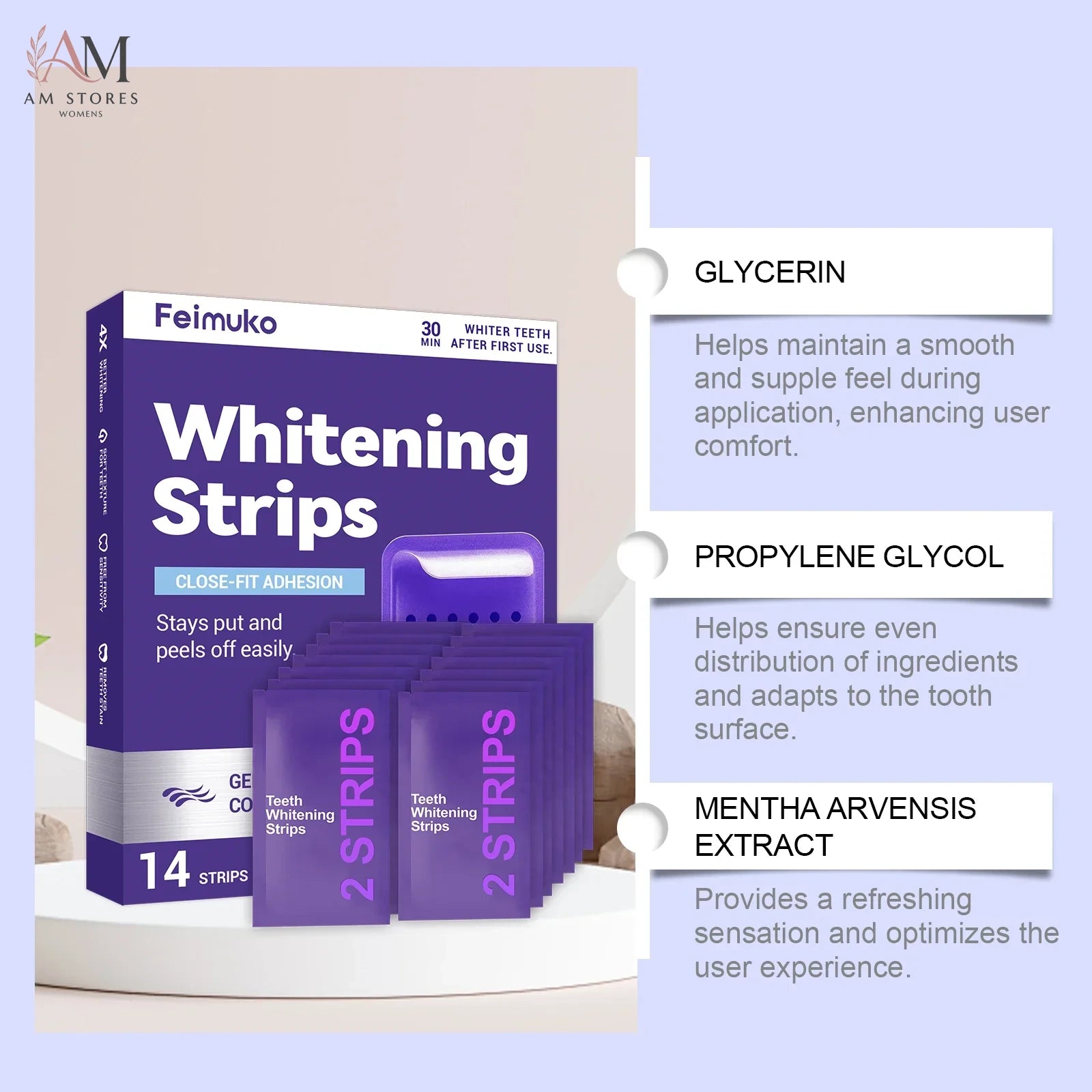 Purple Teeth Whitening Strips - view 2