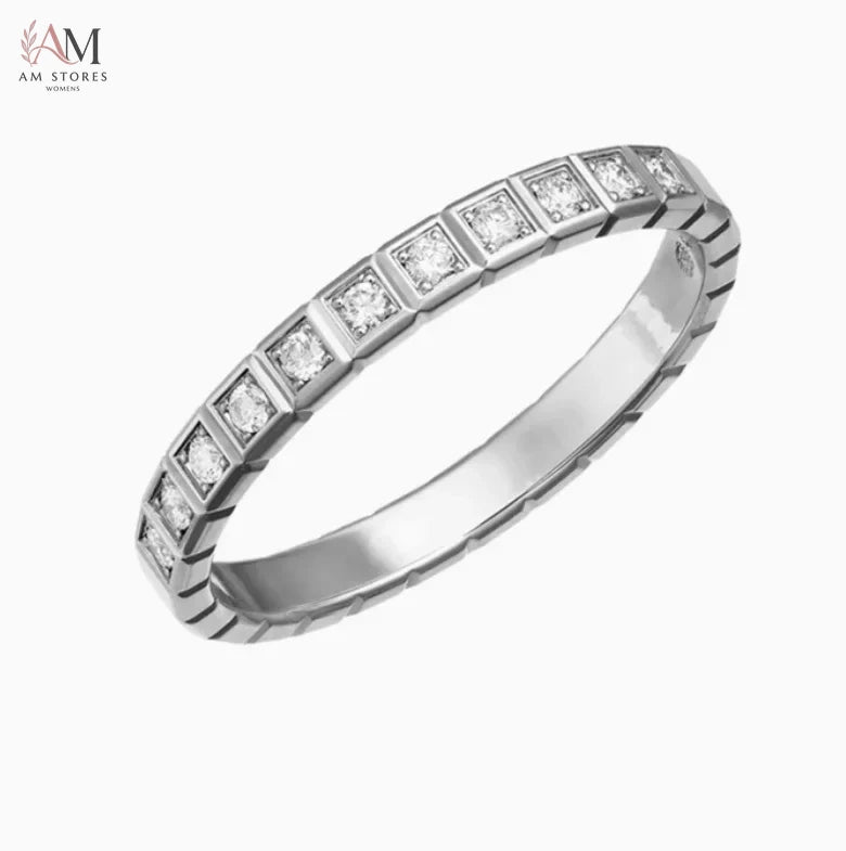 925 Sterling Silver Cubic Zirconia Couple Unisex Ring - view 8