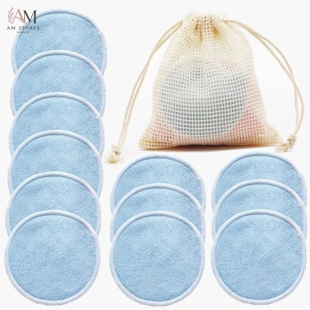 12-Piece Reusable Bamboo Makeup Remover Pads - view 9