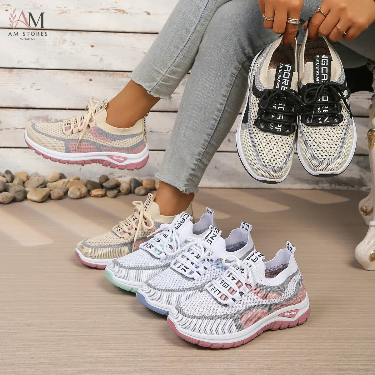 Women's Breathable Casual Shoes - view 6