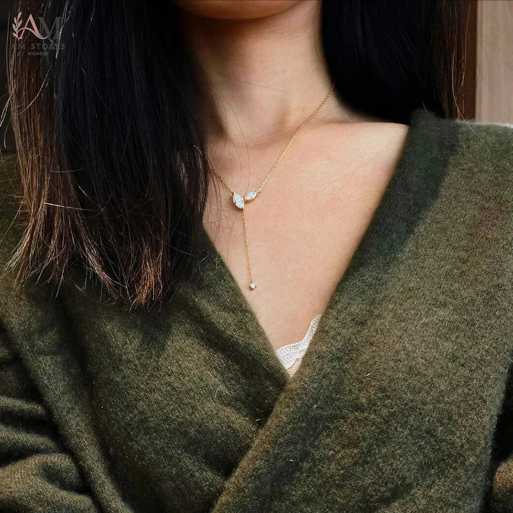 Moissanite Pendant Women's Necklace - view 3