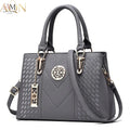 AQN Women's Leather Large-Capacity Handbag - view 5