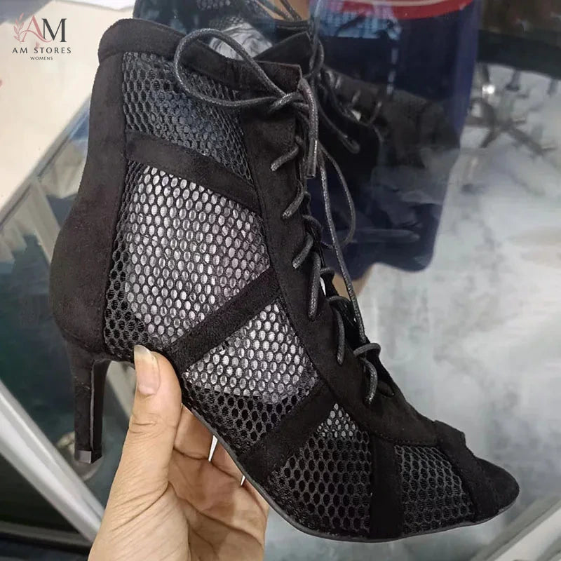 Women's Open-Toe High-Heel Pumps - view 5