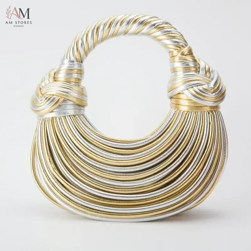 Women's Handwoven Knot Evening Bag - view 10