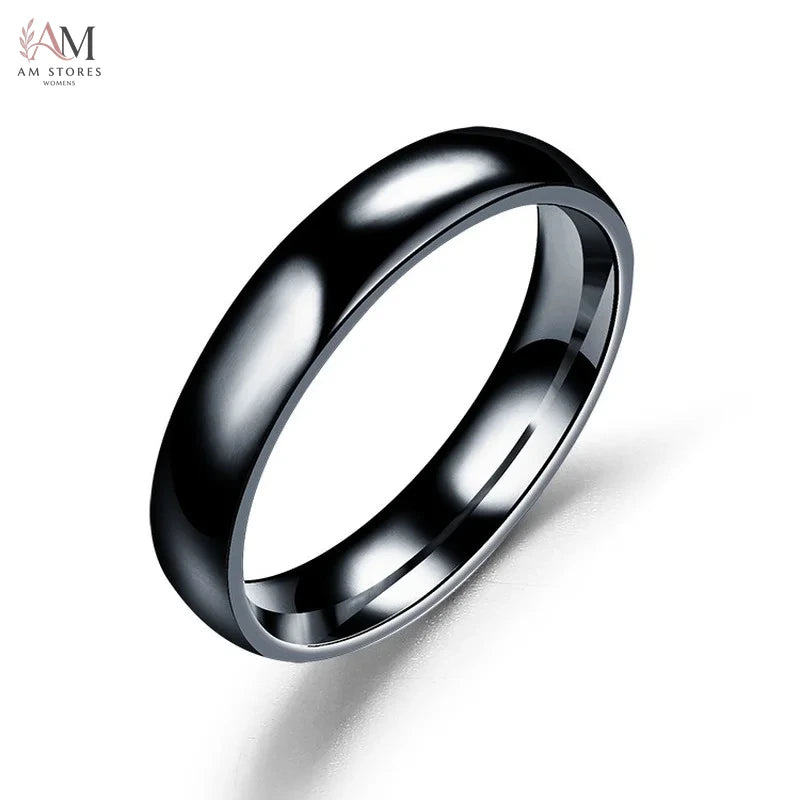 Stainless Steel Wedding Couple Unisex Ring - view 6