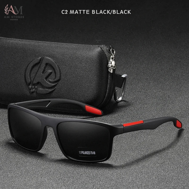 KDEAM Unisex Rectangle Polarized Sports Sunglasses - view 16