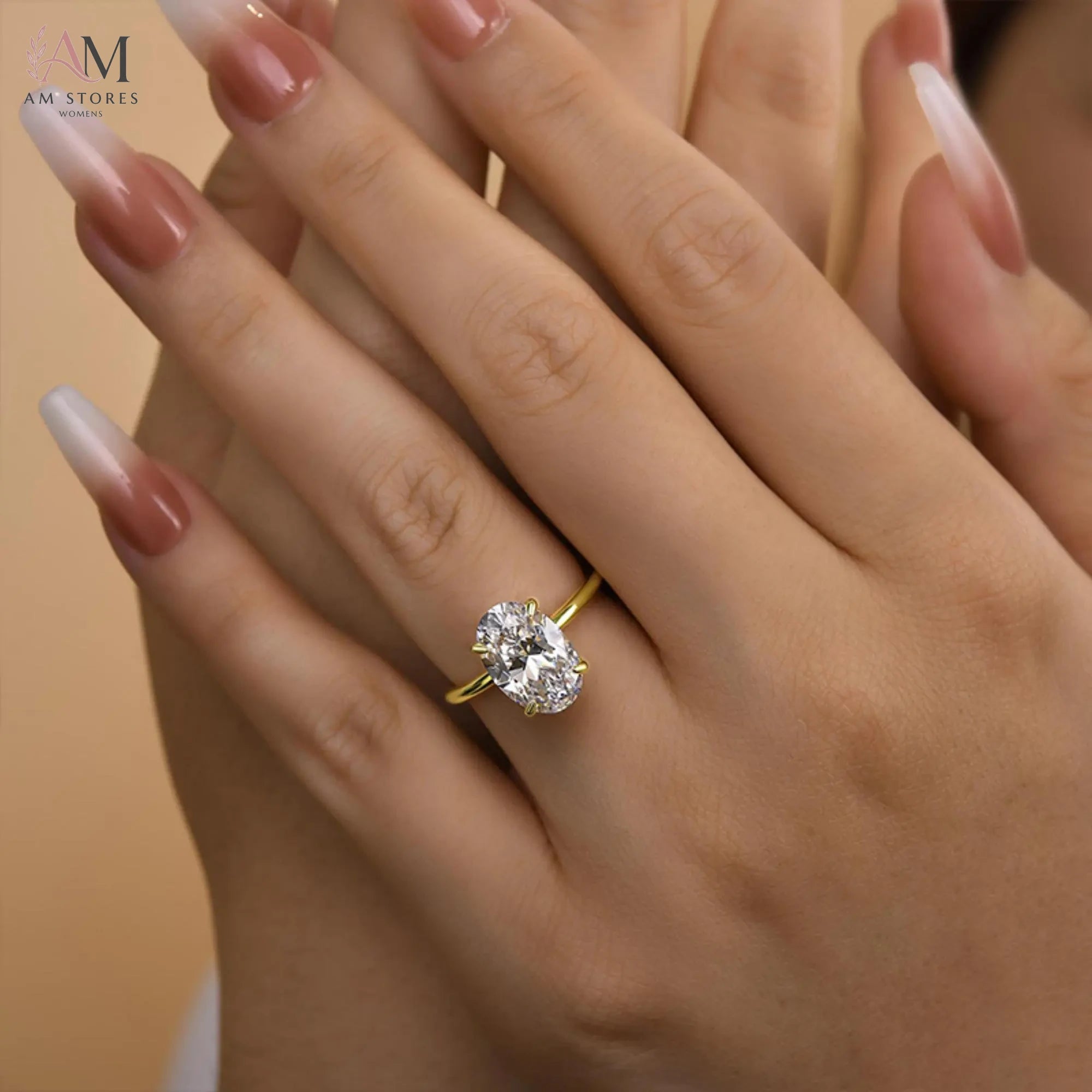 925 Sterling Silver Cubic Zirconia Engagement Wedding Women's Ring - view 3
