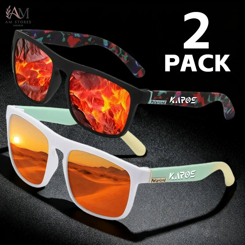 KAROS Unisex Square Polarized Cycling Sunglasses UV400 - view 9