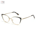 BLUEMOKY Women's Butterfly Blue-Light Prescription Metal Eyeglasses - view 7