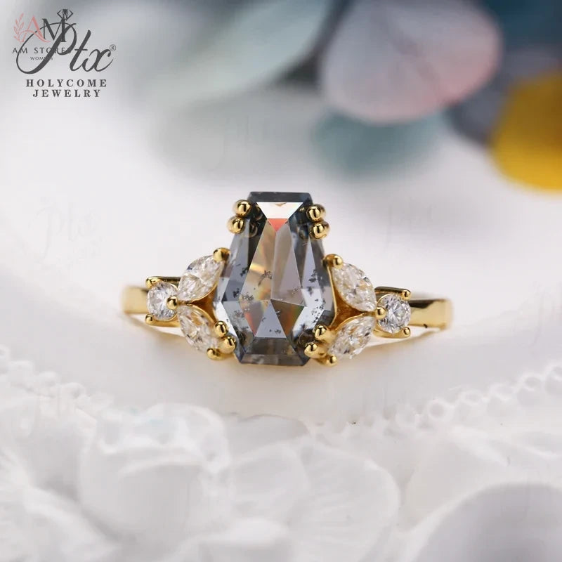 Customize Moissanite Wedding Women's Ring - view 1