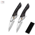 Black Walnut Handle Folding Fruit Knife - view 7