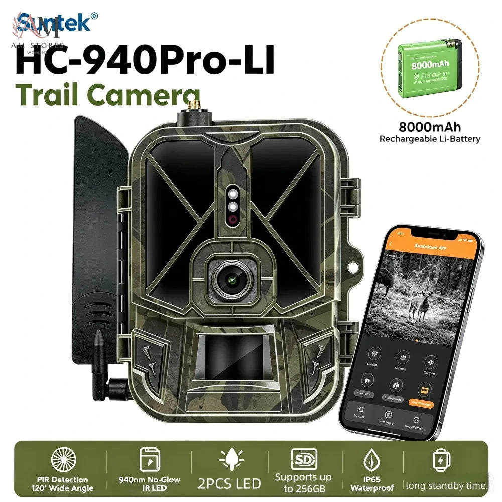 4K 120MP 4G Trail Camera with Water-Resistant & Built-In SIM - view 1