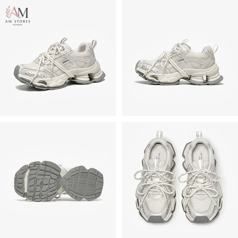 Women's Leather Sneakers - view 6