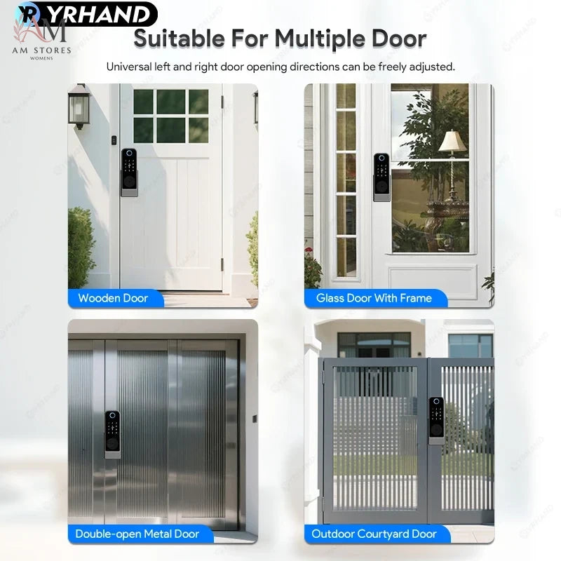 IP66 Waterproof Fingerprint Smart Door Lock - Image 4