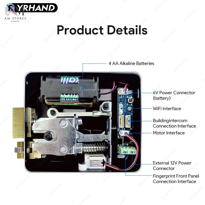 IP66 Waterproof Fingerprint Smart Door Lock - Image 5