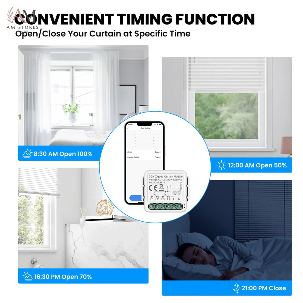 Smart Curtain Switch Module with RF Remote Support - Image 3