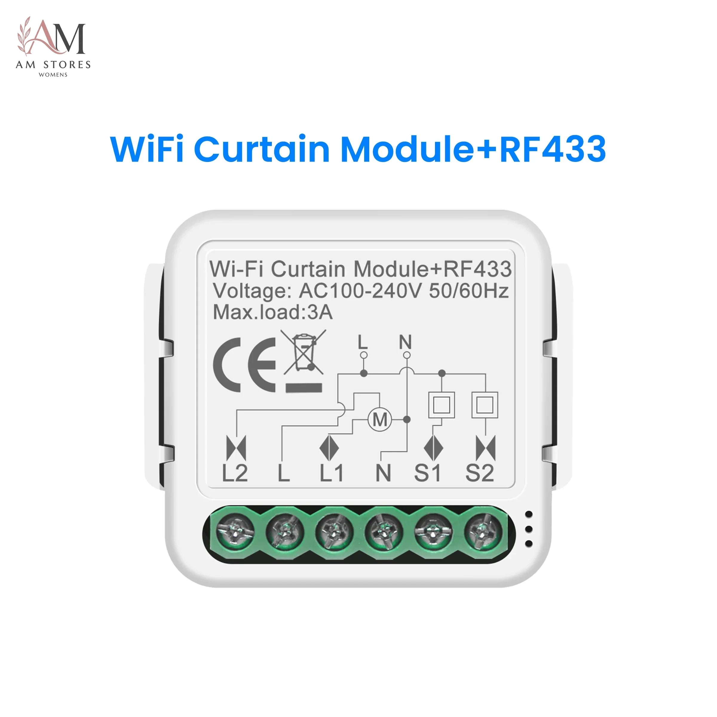 Smart Curtain Switch Module with RF Remote Support - Image 8