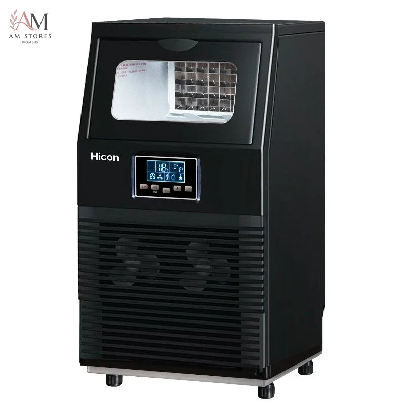 Ice Maker 40KG Bubble Tea Shops Small Bars Home Use Fully Automatic Cube Ice Machine
