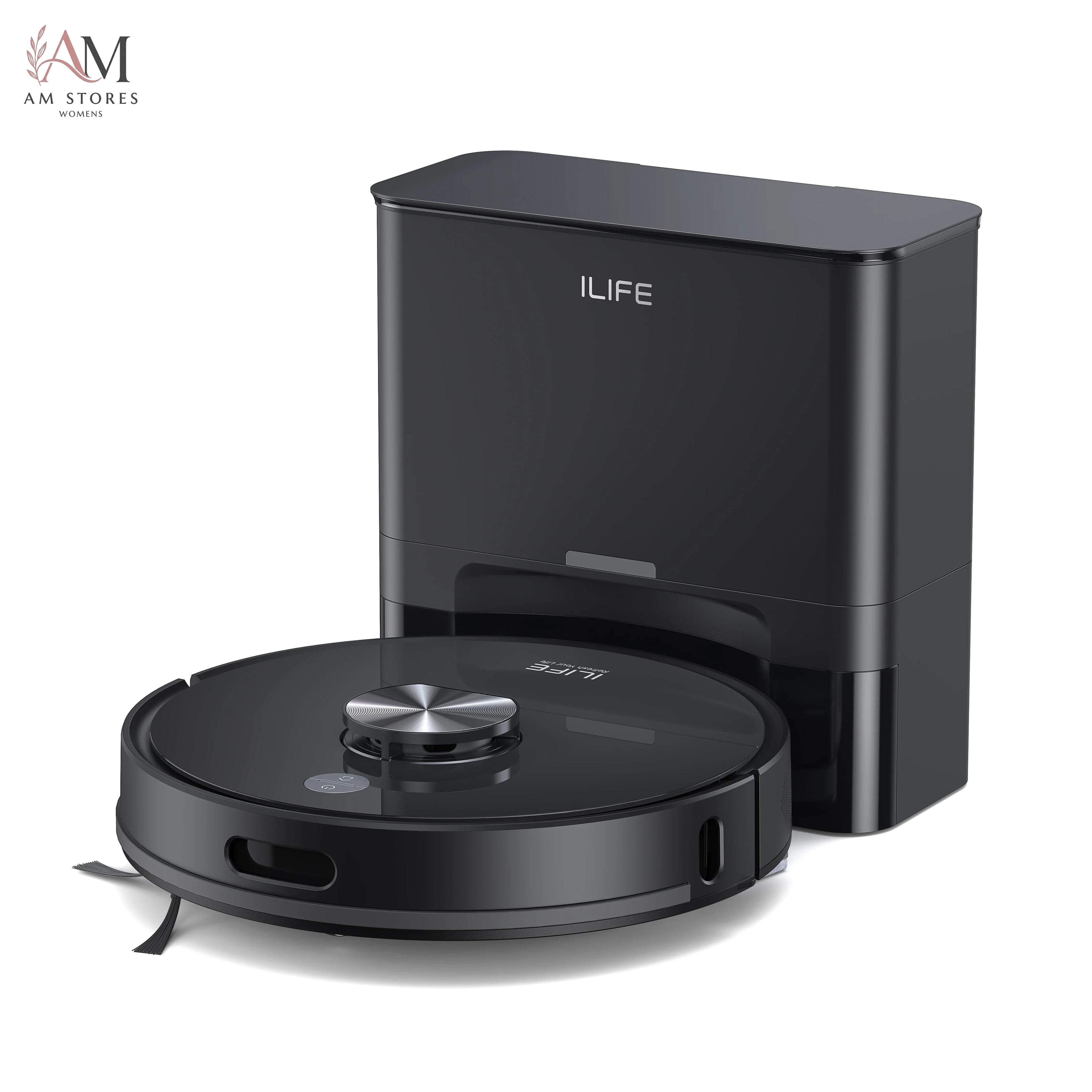 ILIFE T20s Ultra Robot Vacuum Cleaner with Self-Emptying Station, 10000Pa Suction, 4600mAh Battery, 300 Min Max Runtime