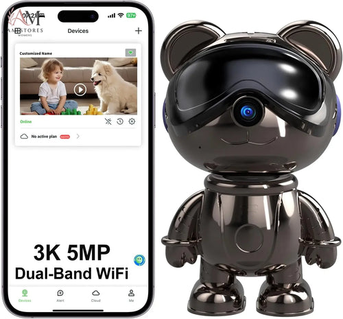 5MP Pan-Tilt Indoor Wi-Fi Security Camera - Image 1
