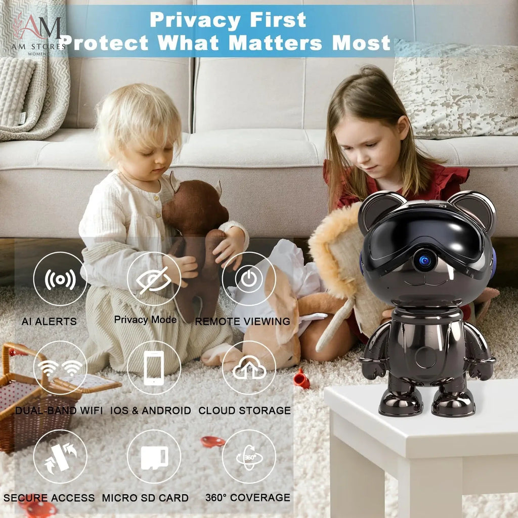 5MP Pan-Tilt Indoor Wi-Fi Security Camera - Image 3