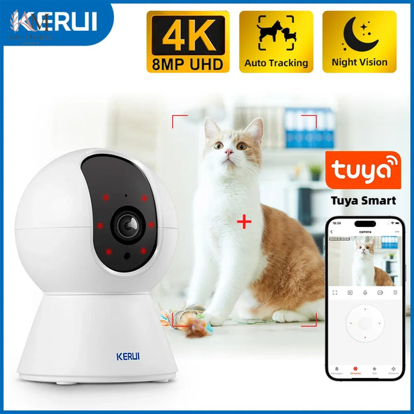 5MP/8MP Indoor Pet Camera with AI Alerts - Image 1