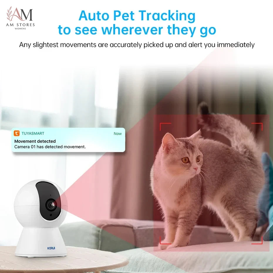 5MP/8MP Indoor Pet Camera with AI Alerts - Image 2