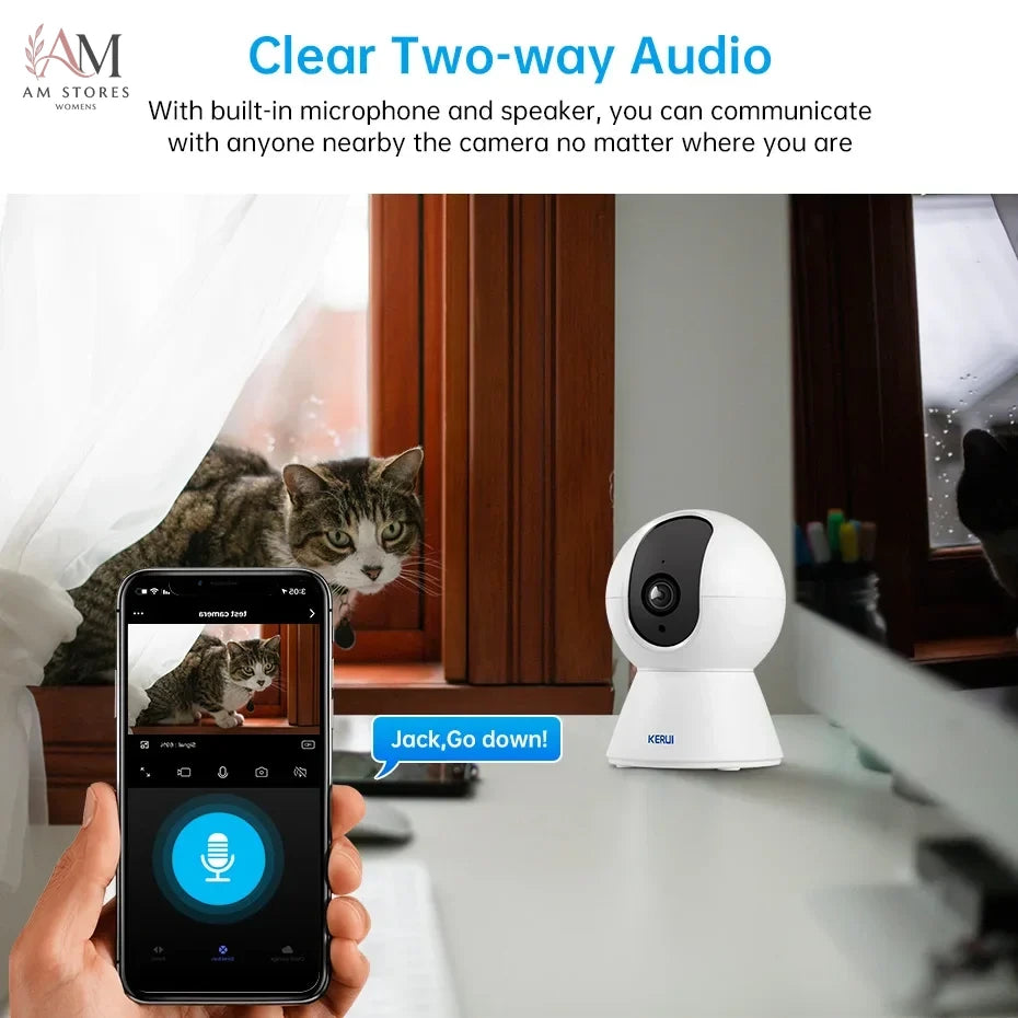 5MP/8MP Indoor Pet Camera with AI Alerts - Image 4