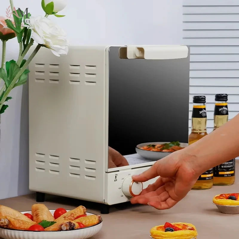 Large Capacity Electric Air Fryers Toaster Oven mechanical Household Kitchen 360°Baking Convection Oven Deep Fryer Oil free 12L