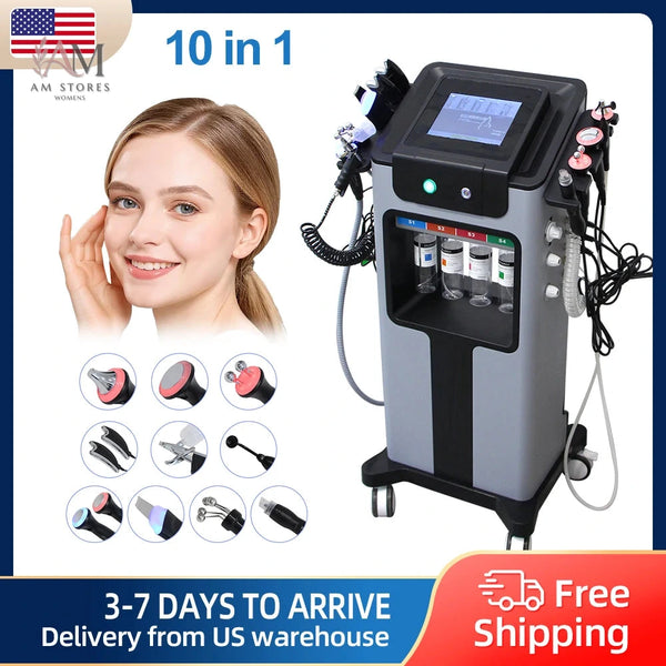 AM Stores 10-in-1 aqua peel and oxygen facial system