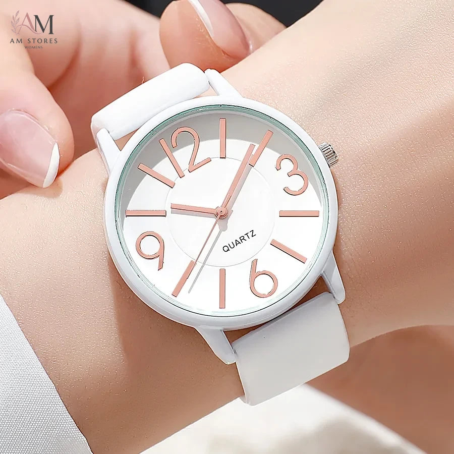 New fashionable and popular watches for women, silicone watches for women, quartz watches for women