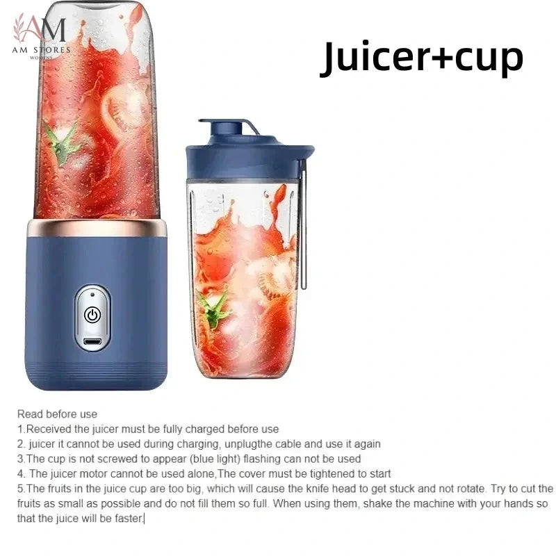 Portable 400ml USB Rechargeable Blender Cup - Image 6