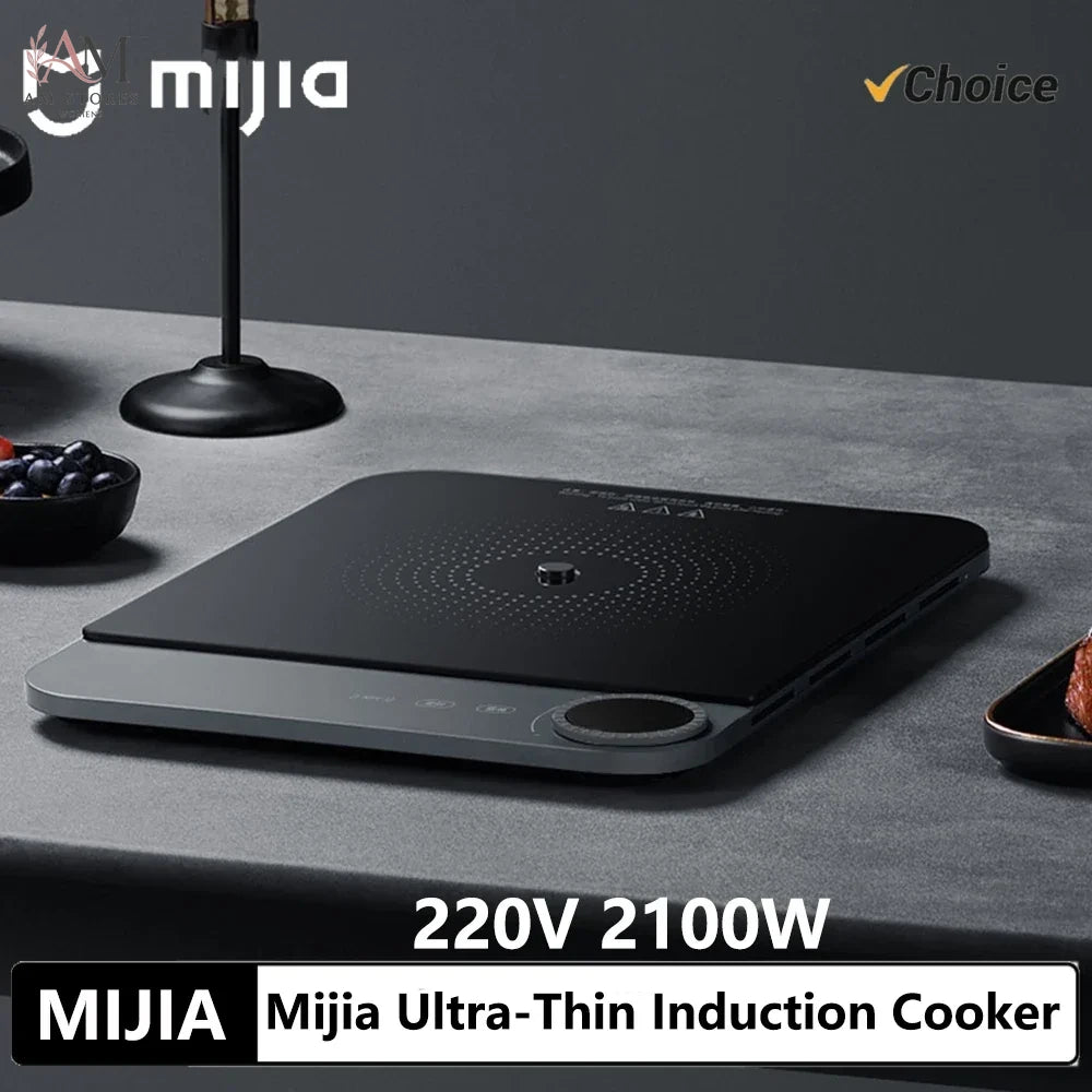 NEW MIJIA Ultra-Thin Induction Cooker 2100W Smart Home Induction Cooker 23mm ultra-thin Induction Cooker Connect to Mijia APP