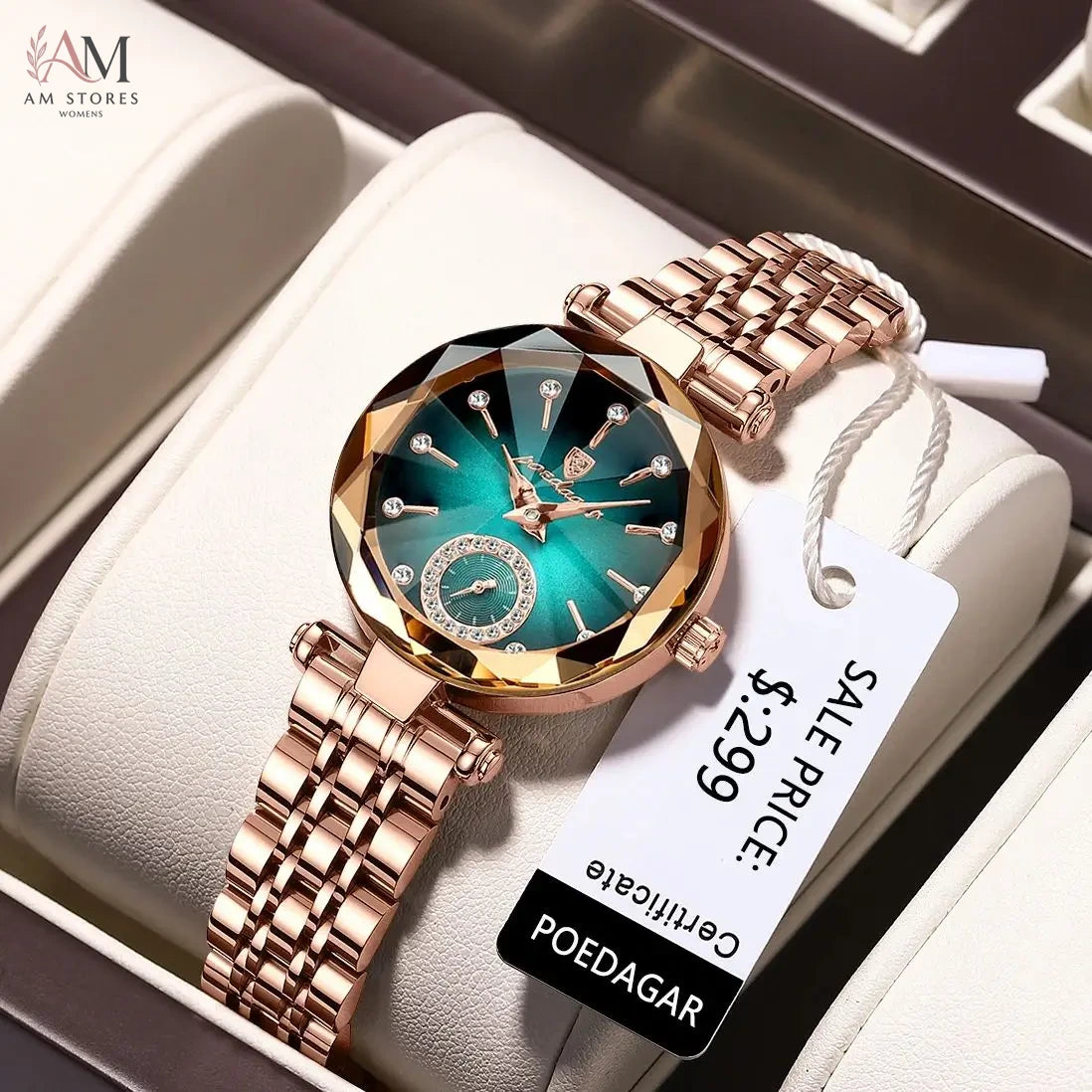 POEDAGAR Elegant Luxury Women's Quartz Watches Waterproof Stainless Steel Watch for Woman Casual Fashion Ladies Wristwatch reloj