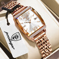 POEDAGAR Top Exquisite Woman Watches High Quality Date Fashion Waterproof Ladies Watch Stainless Steel Women's Quartz Wristwatch