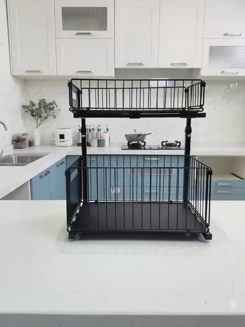 Tier Pull-Out Under-Sink Organizer