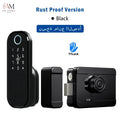 Outdoor Fingerprint Rim Smart Lock with App Control - Image 7
