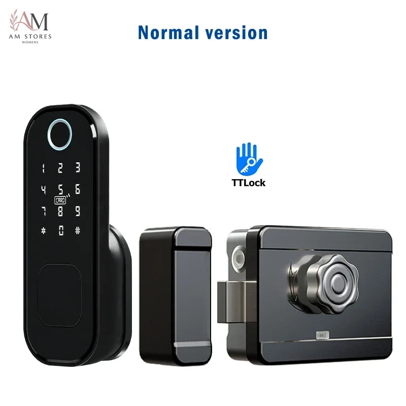 Outdoor Fingerprint Rim Smart Lock with App Control - Image 8
