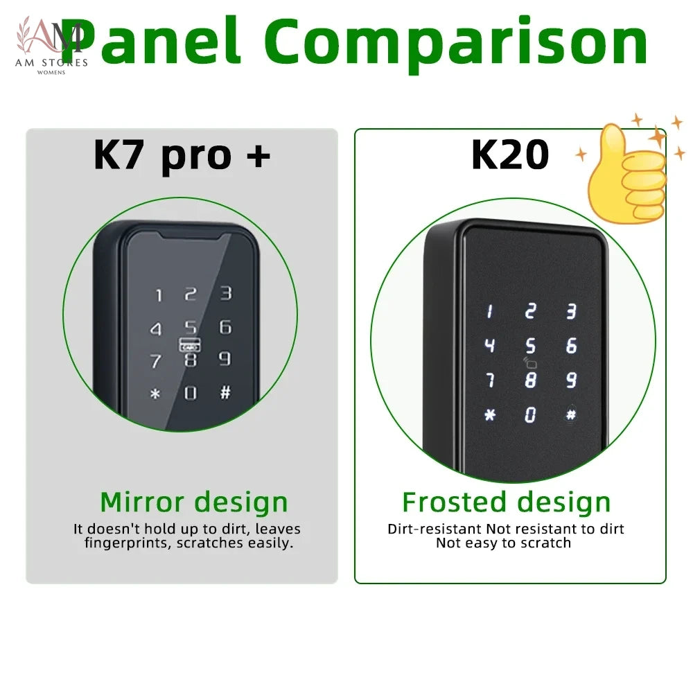 Biometric Smart Door Lock with Fingerprint, Keypad & App - Image 3